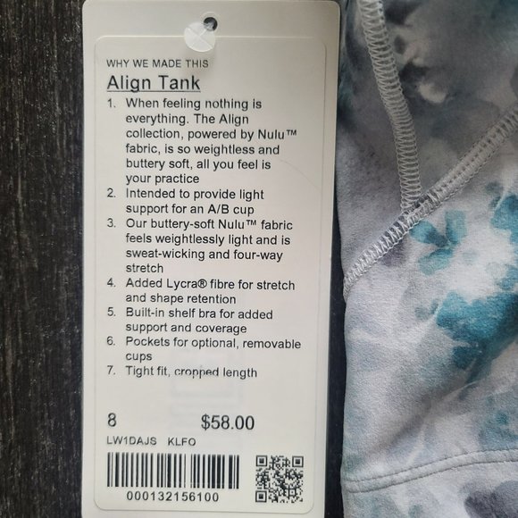 lululemon Align™ tank top brand new Kaleidofloral Multi - Picture 3 of 6